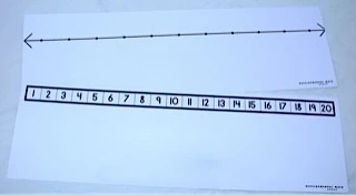 1-20 Two-sided Number Path/ Line